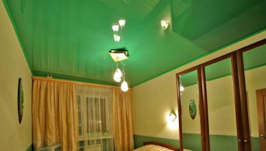 Лучшие 3 варианта освещения в спальне с натяжными потолками